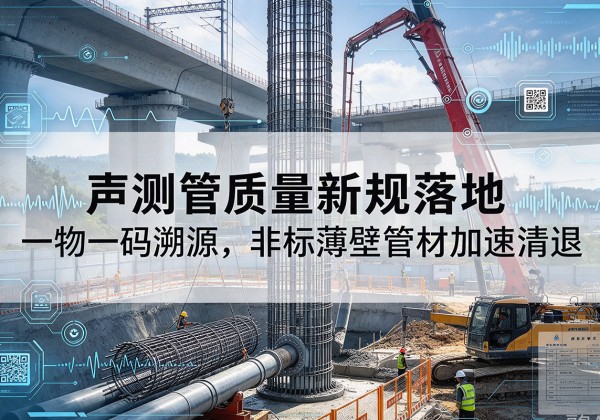 平山声测管质量新规落地，一物一码溯源，非标薄壁管材加速清退